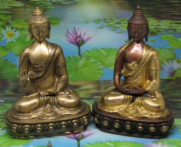 * Orgon Boeddha brons 20cm