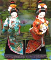 * Geisha Orgon poppen 30-35-40 cm