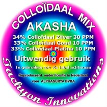 ** Colloïdaal ZILVER+GOUD+PLATINA 250 ml 10/30PPM (alleen NL)