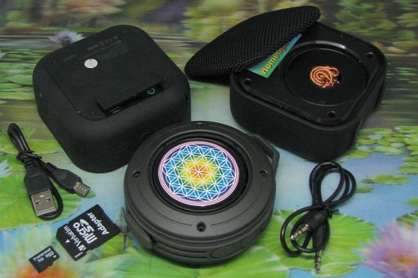 * Bioresonator 24 V met micro-SD, AUX ingang of Bluetooth