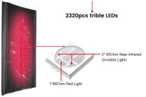* Dubbel Rife MEDBED 2x 160x60x20cm 7000 LEDs