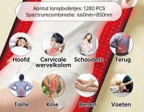 * Rife Medbed 180x80cm 3840 Rood & IR Leds en scalair