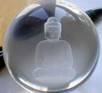 Bal 3D boeddha 40mm